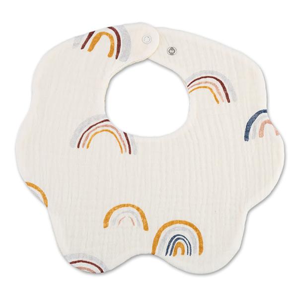 Muslin fabric Wholesale Customized Printed Feeding Cotton Fabric Baby Bibs