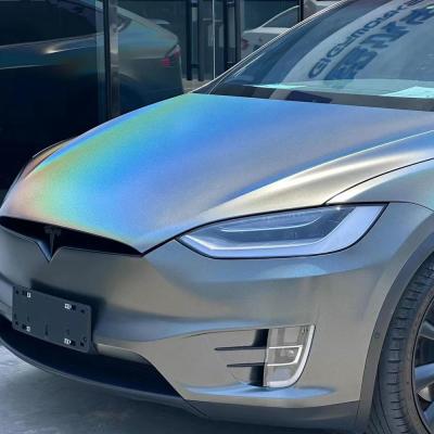 Matte PPF Film PET Matte Laser Grey Colored PPF Vinyl Wrap Rolls Car Body Protection Film