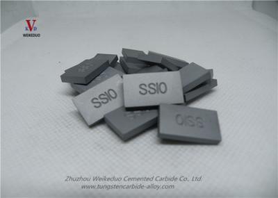 SS10 Tungsten Cemented Carbide Inserts tools For Cutting Limestone Tuff Granite