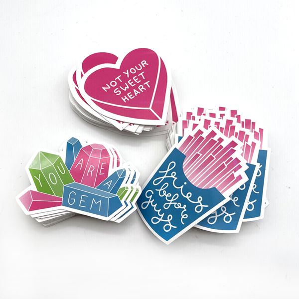 Custom Magnet Die Cut Stickers Oilproof Scratchproof Weather Resistant