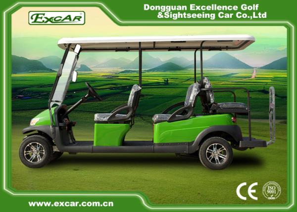6 Passenger Electric Golf Carts , 48V Trojan Battery Golf Buggy Car