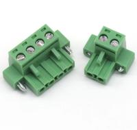 Blocos de terminais de 300 V modulares Euro em verde