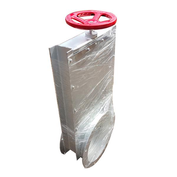 Open Closed Type Manual Knife Gate Valve Flange Cast Steel Wafer Knife Gate Valve