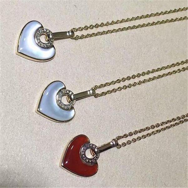 B  BVGARI series love diamond  necklace 18k gold white gold yellow gold rose gold diamond  necklace