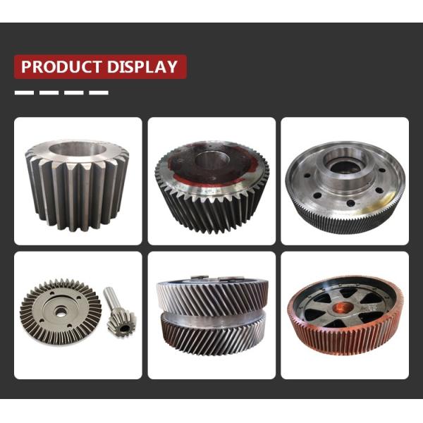 стальные шестерни шестерни колеса шестерни шпоры 42CrMo 45 для мельницы шарика и шестерни печи с высококачественным и длинной жизнью