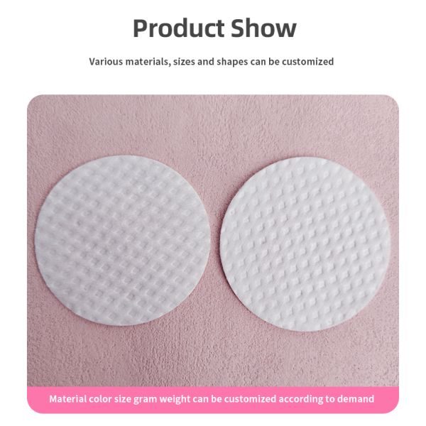 OEM Cosmetic Cotton Round Pads Facial Cotton Pads Facial Pure Makeup Cotton Pad Embossing for Face Makeup and Clean