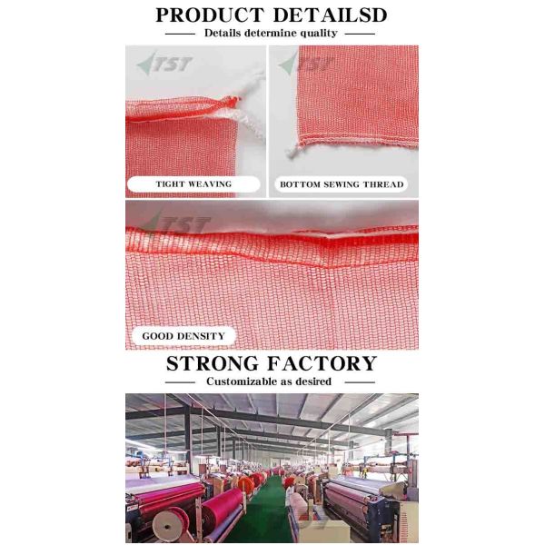 HDPE Monofilament  Tubular mesh Net Bags