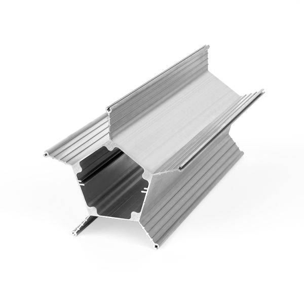High Precision Extruded Aluminum Heat Sink for LED Lighting and Power Electronics | Custom Size Anodized Finish | Factory Direct
