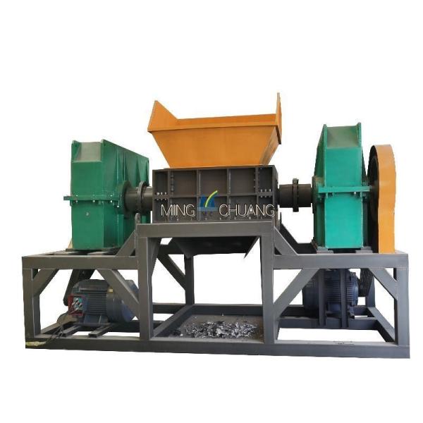 DC53 Blades Material Electric Double Shaft Shredder for Wood and Fruit Tree Crushing