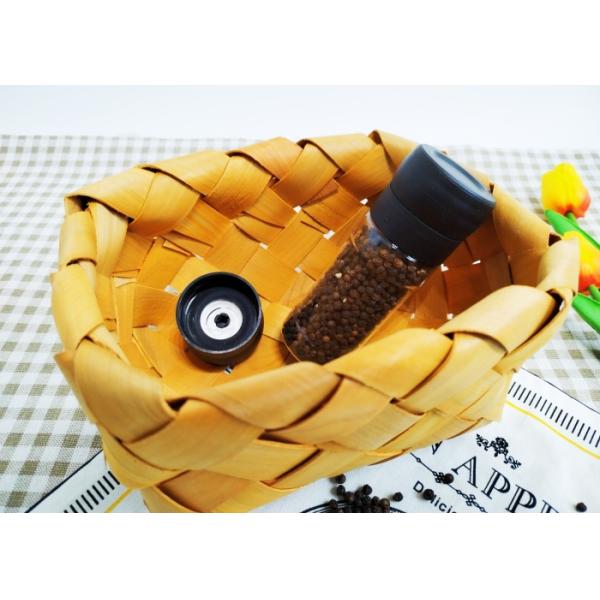 Moulin à poivre en plastique avec noyau en céramique pour le broyage parfait du sel et du poivre