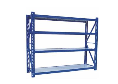 SPCC Material Medium Duty Storage Racks Customized Layers CE Certification