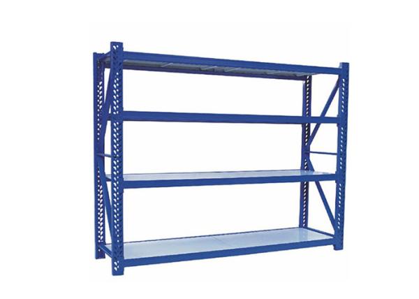 SPCC Material Medium Duty Storage Racks Customized Layers CE Certification