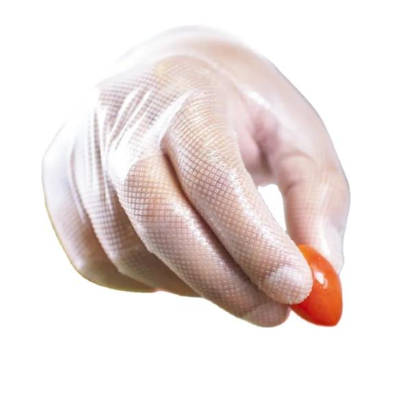 Disposable HDPE PE Gloves Polythene Gloves with Embossed Smooth Surface High Tensile Resistance  Disposable Plastic HDPE Glove Cooking Gloves