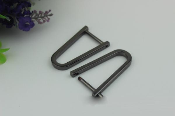 Bag Accessories Light Gold Metal D Ring Hardware,24MM Zinc Alloy D-ring Buckles