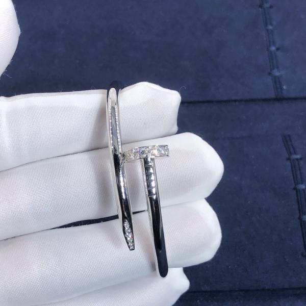 Hot Selling High Quality Fashion Men Women Gift 18k White Gold Car Tier Juste Un Clou Bracelet
