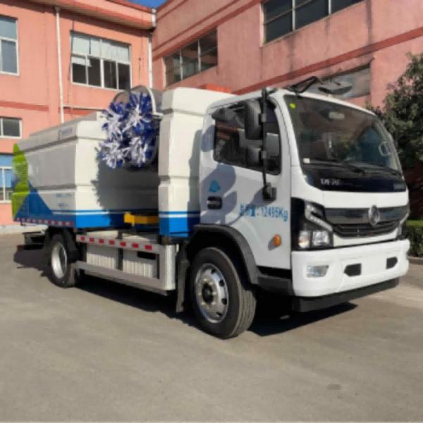 3.8m3 Pure Electric Fence Cleaning Truck Road Cleaner Vehicle ZBJ5120GQXHBEV