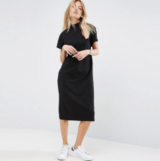 Latest Sexy Olive Tie Sleeve Open Back Tunic Casual Dress For Fashion Women