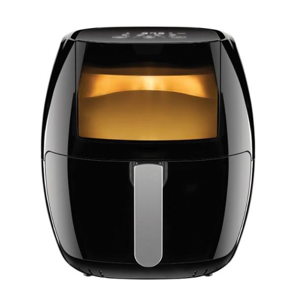Small Kitchen Electric Home 8L Digital Air Fryer 1700W Cooker Stainless Steel Dual Basket Zone