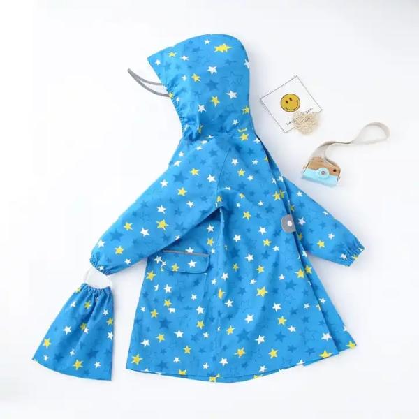 Children's Waterproof Rainwear with Magic Function and Conventional Size