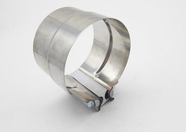 SS304 76.2mm braçadeira de faixa da exaustão de 3 polegadas com junção apertada