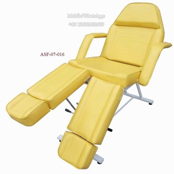 ASF-07-016 Customized Yellow Color Automatic Folding Massage Bed with Handle