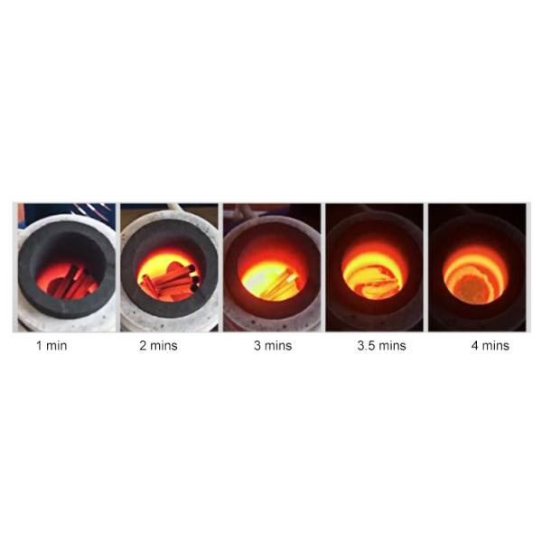 печь выплавкой металла 1600C Inductin для ювелирных изделий серебра золота