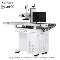 Machine de marquage laser visuel universel automatique pour le métal plastique céramique sans pollution
