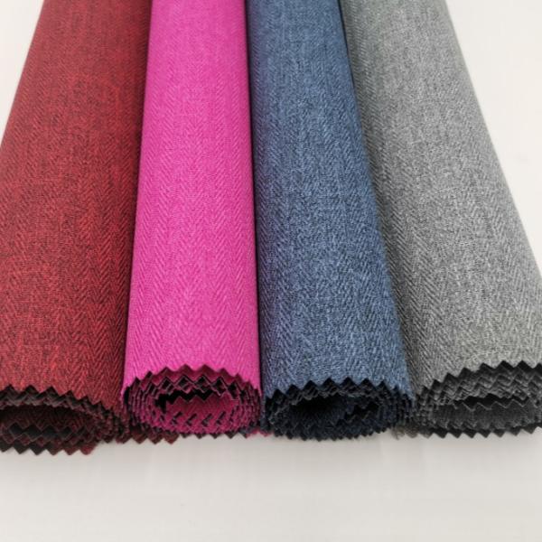 Oeko-Tex Standard 100 96*72 Eco-friendly 300D Cation Fabric avec revêtement en PVC