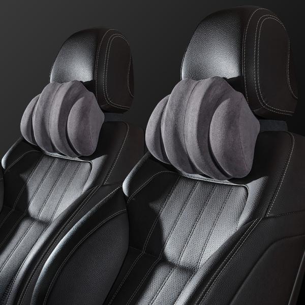 Ergonomic Memory Foam Car Headrest Pillow with Lightweight and Portable Design