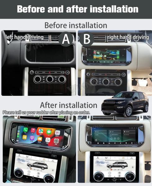 Viknav Android Auto 10.25 inch Car Radio For Range Rover Vogue L405 Carplay HD LCD Touch Screen Multimedia Video Player GPS