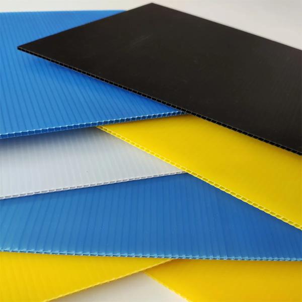 4x8 Corrugated Plastic Sheets 4mm White Polypropylene PP Coroplast Sheet for Protection Packing Printing