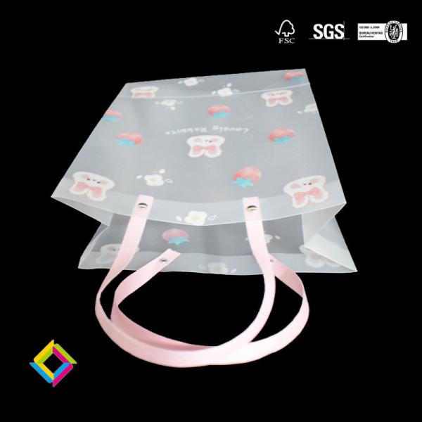 Bolsas de presente de PVC Bolsa de mão Papel dobrável Embalagem de presente de PVC Bolsa para presente de férias