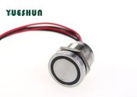 système piézo-électrique de contrôle d'accès de Ring Symbol LED 12V 24V de commutateur de contact en métal IP68 de 22mm