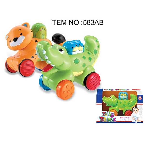 Toddler B / O Cow W / Shape Sorter Blocks Infant Baby Toys Educational 5 Pcs Playset