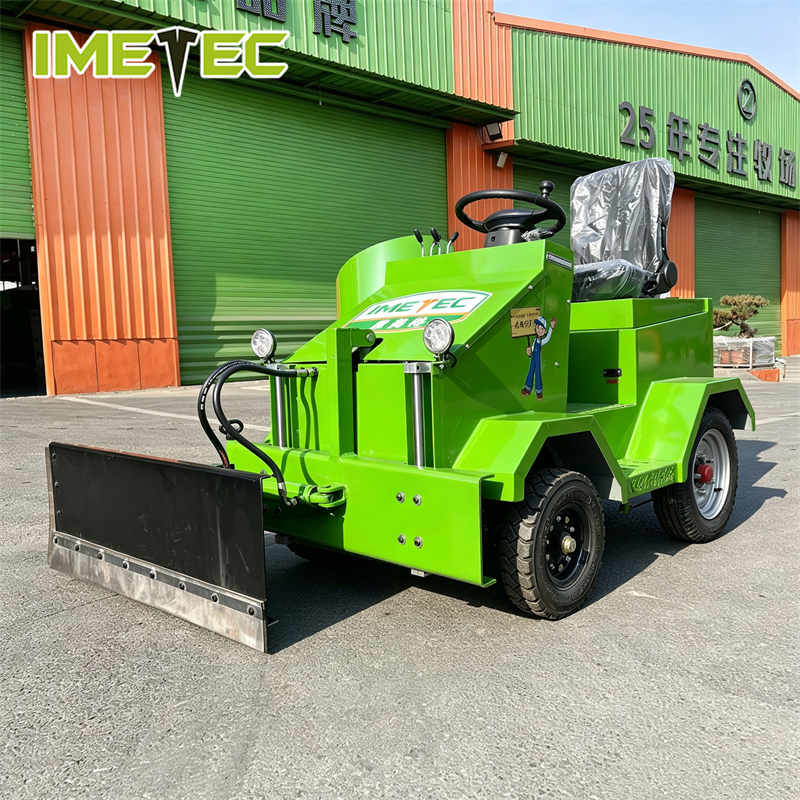Imetec Mini Electric Feed Pusher with Lithium Battery Electric Drive and Three-wheel Anti-slip Chassis for Spiral Auger Feeding