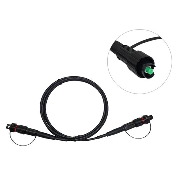 Waterproof Connector Mini SC APC Patch Cord Fiber Optic Cable Assemblies