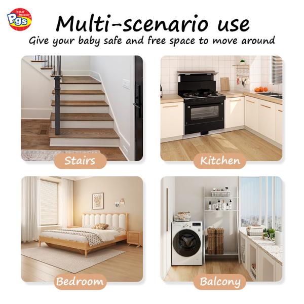 Extra Wide Baby Gates Safety For Doorways Stairways Child Safety Guard Fence Adjustable Baby Safety Gate