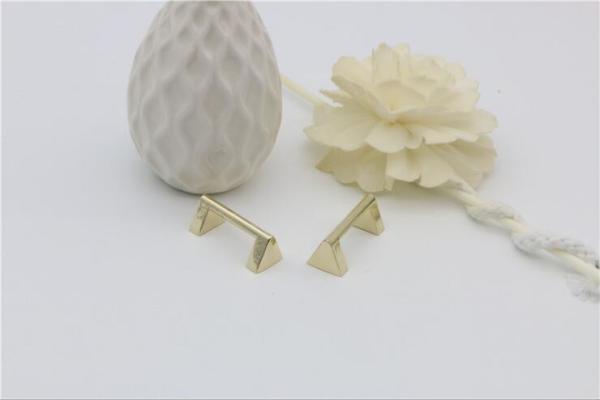 Purse bag accessories light gold 20 mm arch screw button bridge metal buckle for bag strap