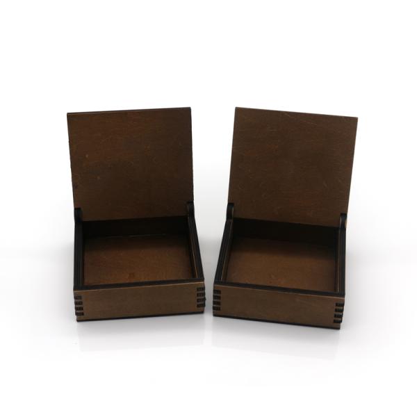 Boîtes en bois -- Boîtes de rangement en bois décoratives Coffre à bijoux