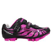 Les dames des femmes font un cycle voyageant des chaussures/marchant augmentant des chaussures d'entraîneurs de sports de vélo de cycle