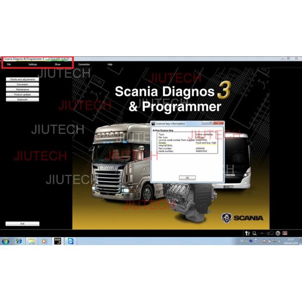 Блок развертки диагностики кораблей Scania Vci2 Sdp3 v2.2.1 Scania полного комплекта