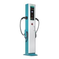 station de charge de l'arme à feu 7KW monophasé de chargeur à C.A. EV d'écran d'affichage à cristaux liquides de 5in double