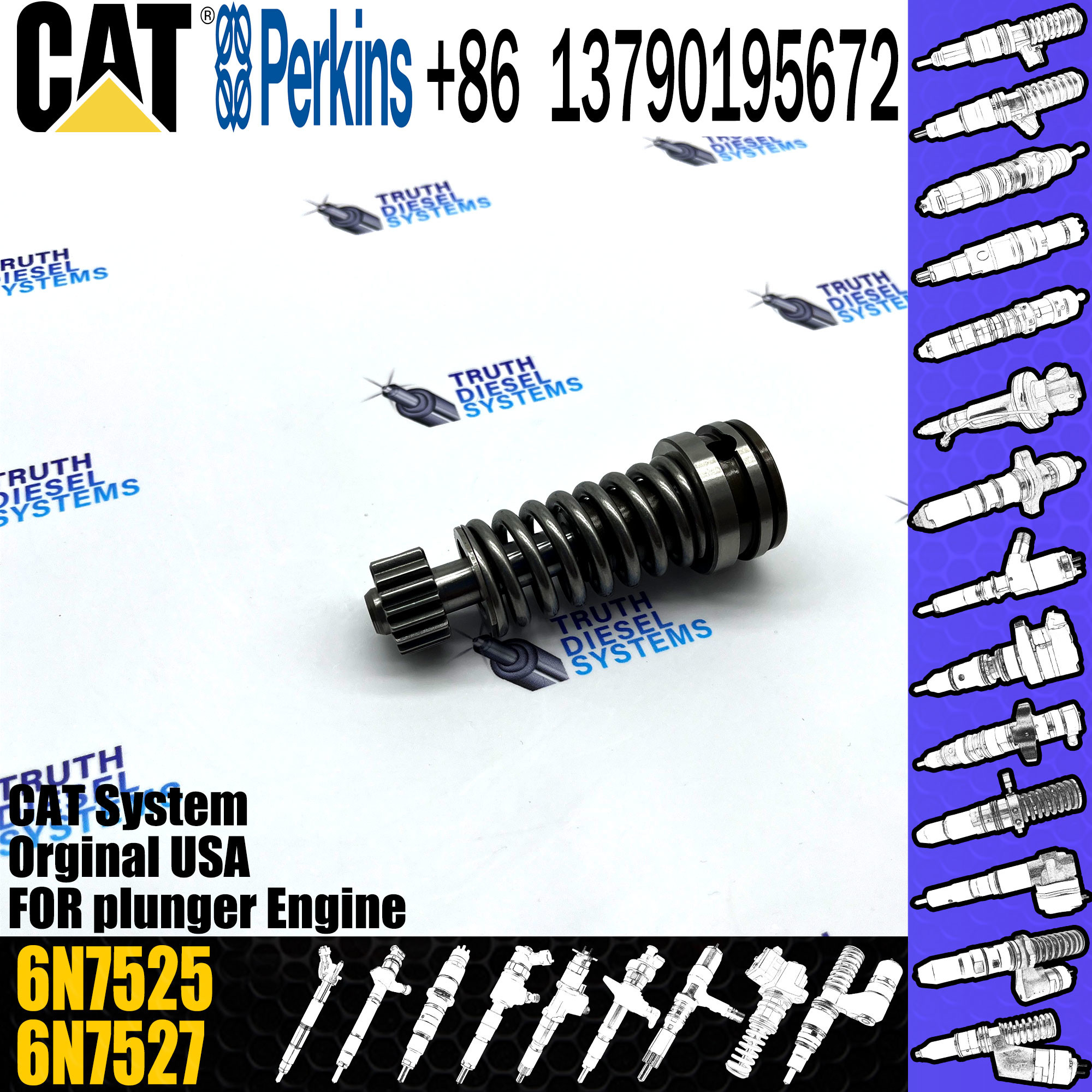 CAT экскаватор двигатель 3306 топливно-инжекционный насос 4P9830 7W6929 1W6541 1P6400 6N7525 6N7527 1086633
