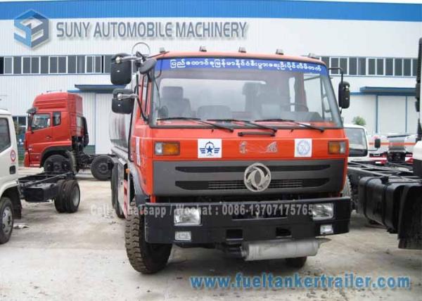 10 Wheel Chemical Tanker Truck 20000 Litres Carbon Steel 210 hp Dongfeng