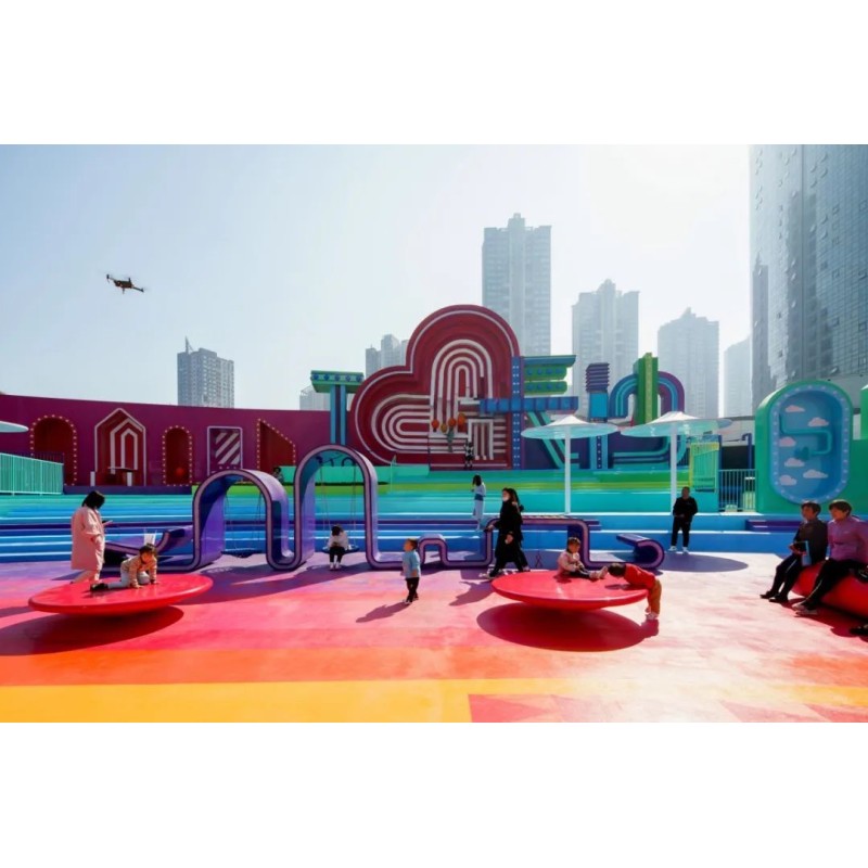 Customized Stainless Steel Interactive Sculpture for Urban Art Installation and Public Spaces