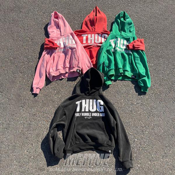 Hommes T-shirts à capuche de taille supérieure de 380 à 500 grammes