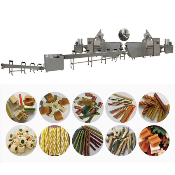 Линия производства продуктов питания закуски жевательной резины штрангпресса собачьей еды зубоврачебной заботы Сс