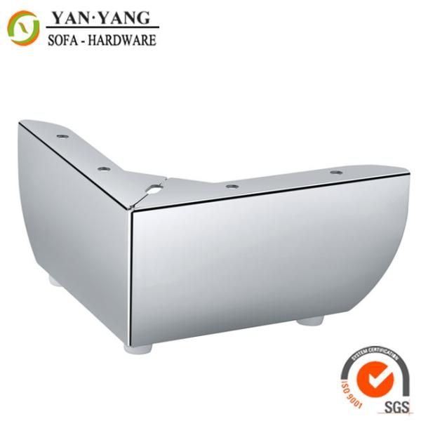 80mm high glossy shiny chrome sofa legs metal furniture legs SL-107