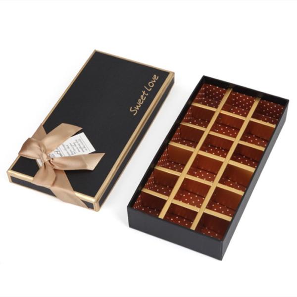 Rectangular cartão rígido vermelho presentes bar doces doces bandeja de embalagem doces para caixa de doces