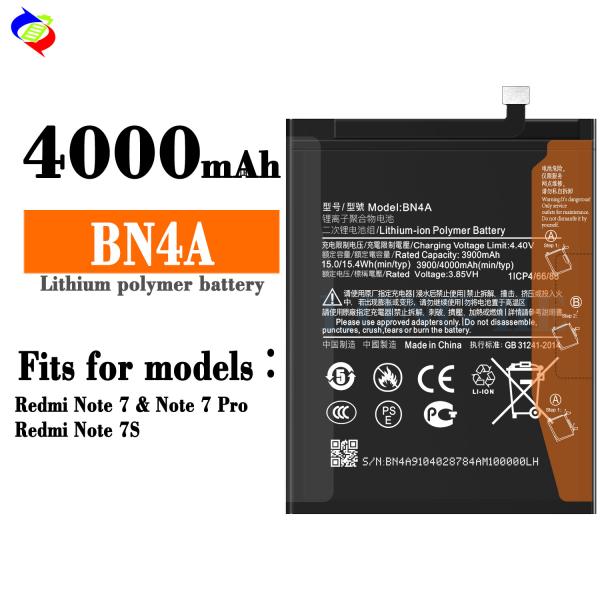 Black BN4A Battery for Xiaomi Redmi Note7 Note 7 Pro M1901F7C Mobile Phone Model Note7